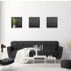 Półka wnękowa Wall Box 30 x 30 x 7 cm czarna ze stali nierdzewnej bez kołnierza